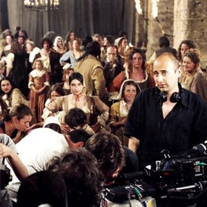 MOLIERE, director Laurent Tirard (front right), on set, 2007. ©Sony Classics