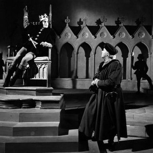 RICHARD III, Laurence Olivier, Laurence Naismith, 1955