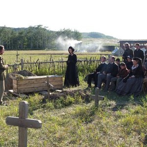Hell on Wheels, Phil Burke (L), Robin McLeavy (R), 'Blood Moon Rising (Streaming Only)', Season 2, Ep. #11, ©AMC