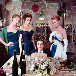 LES GIRLS, Gene Kelly, Taina Elg, Kay Kendall, Mitzi Gaynor, 1957.