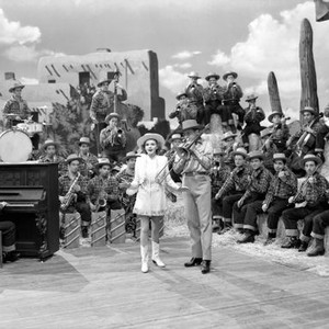 GIRL CRAZY, Judy Garland, Tommy Dorsey and his orchestra, 1943