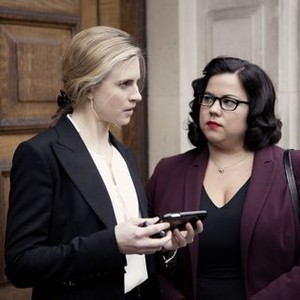 Babylon, Brit Marling (L), Ella Smith (R), 'London', Season 1, Ep. #6, 02/12/2015, ©SC