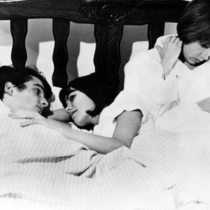 MASCULINE FEMININE, Jean-Pierre Leaud, Chantal Goya, Marlene Jobert, 1966.