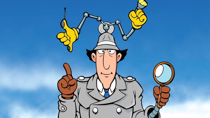 Figurine Inspecteur Gadget Originale - Année 1983 - Vintage