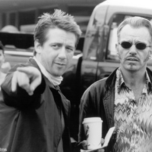 Director Jordan Brady on location with Billy Bob Thornton for Waking Up In Reno.