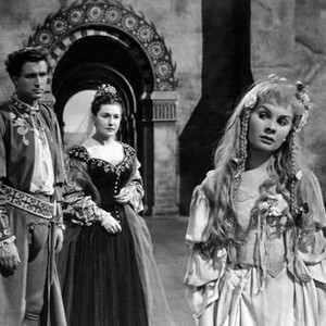 HAMLET, Norman Wooland, Eileen Herlie, Jean Simmons, 1948