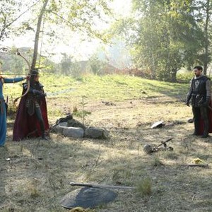 Once Upon a Time, from left: Amy Manson, Jamie Chung, Liam Garrigan, Rebecca Mader, 'Broken Heart', Season 5, Ep. #9, 11/29/2015, ©ABC
