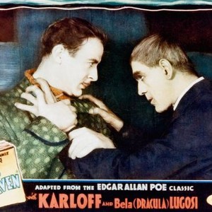 THE RAVEN, from left: Lester Matthews, Boris Karloff, 1935