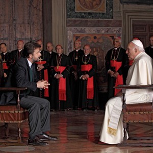 (L-R) Nanni Moretti as Lo psicoanalista and Michel Piccoli as Il papa in "We Have a Pope." photo 17