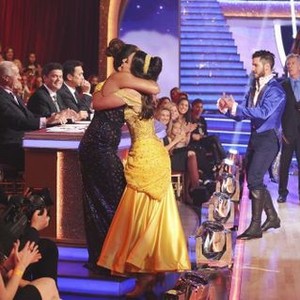 Dancing With the Stars, Donny Osmond (L), Val Chmerkovskiy (C), Tom Bergeron (R), 'Episode 1805', Season 18, Ep. #5, 04/14/2014, ©ABC