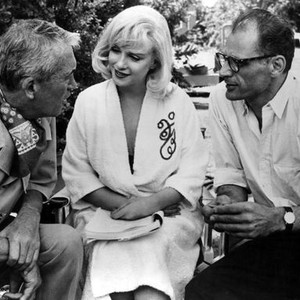 THE MISFITS, John Huston, Marilyn Monroe, Arthur Miller, 1961