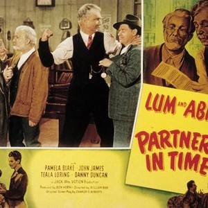PARTNERS IN TIME, from left, Dick Elliott, Norris Goff, Chester Lauck, (as Lum and Abner), Charles Jordan, 1946