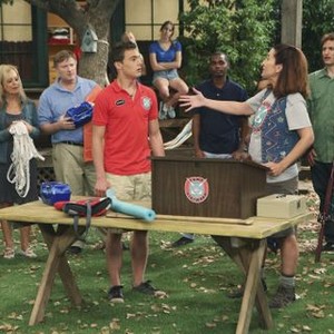 BUNK'D, Kevin G Quinn (L), Mary Scheer (R), 'Crafted and Shafted', Season 1, Ep. #15, 03/18/2016, ©DISNEYCHANNEL