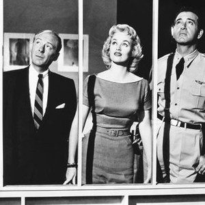 BAILOUT AT 43,000, from left, Gregory Gaye, Karen Steele, John Payne, 1957