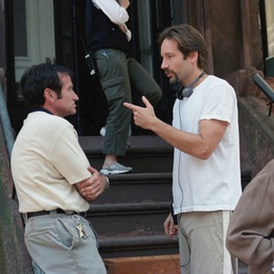 Robin Williams and director David Duchovny on the set of House of D. photo 7