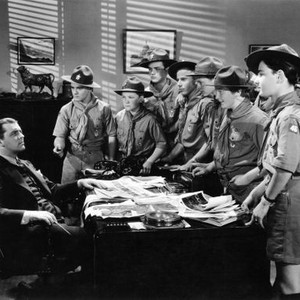 MIND YOUR OWN BUSINESS, Lyle Talbot (left), Los Angleles Boy Scout Troop #107, 1936