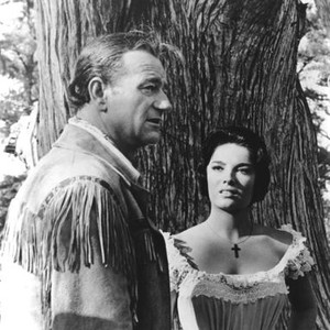 THE ALAMO, John Wayne, Linda Cristal, 1960