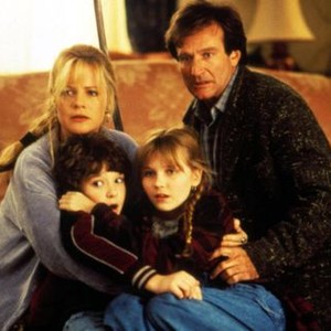 JUMANJI, Bonnie Hunt, Bradley Pierce, Kirsten Dunst, Robin Williams, 1995