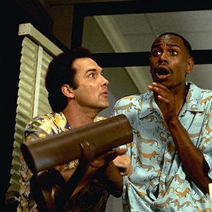 Norm MacDonald as Willard Fillmore and Dave Chappelle as Rusty P. Hayes in Universal's comedy Screwed photo 12