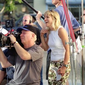 THIRTEEN, Cinematographer Elliot Davis, director Catherine Hardwicke on the set, 2003, (c) Fox Searchlight