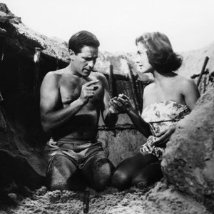 VIRGIN ISLAND, (aka OUR VIRGIN ISLAND), John Cassavetes, Virginia Maskell, 1958