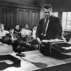 THE BLACKBOARD JUNGLE, Rafael Campos, Vic Morrow, Sidney Poitier, Glenn Ford, 1955