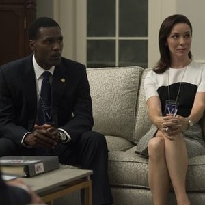 House of Cards, Curtiss Cook (L), Molly Parker (R), 'Chapter 28', Season 3, Ep. #2, 02/27/2015, ©NETFLIX