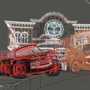 Animating the movie "Cars."