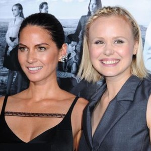 Olivia Munn, Alison Pill at arrivals for Premiere of Season 2 of HBO''s THE NEWSROOM, The Paramount Theater (Paramount Studio), Los Angeles, CA July 10, 2013. Photo By: Dee Cercone/Everett Collection