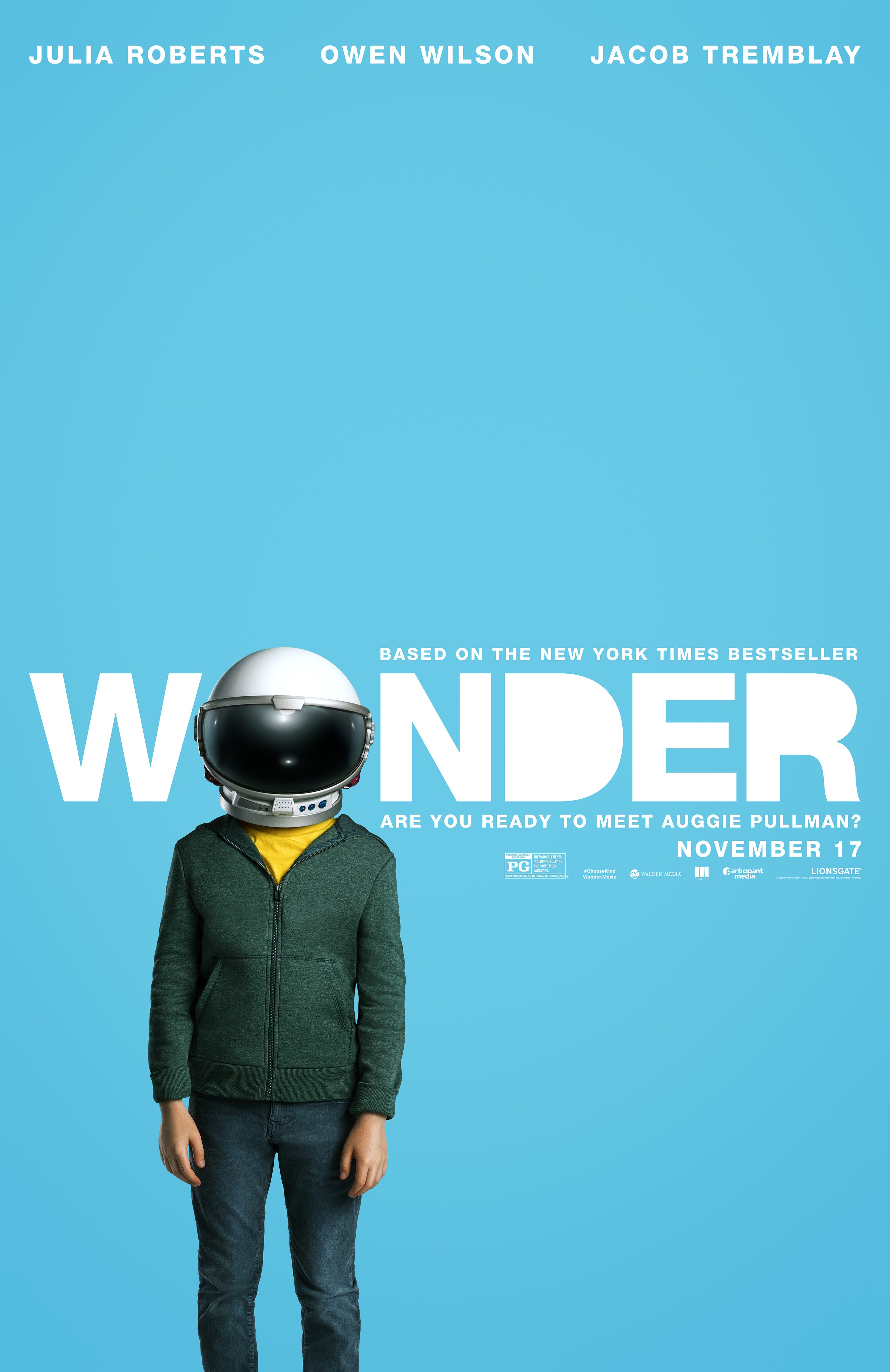 Wunder : Tremblay, Jacob, Roberts, Julia, Wilson, Owen, Chbosky, Stephen,  Chbosky, Stephen: : Films et TV