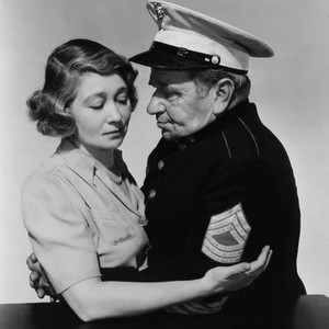 SALUTE TO THE MARINES, from left, Fay Bainter, Wallace Beery, 1943