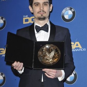 Damien Chazelle, Outstanding Directorial Achievement in a Feature Film for LA LA LAND in the press room for 69th Annual Directors Guild of America (DGA) Awards - Press Room, The Beverly Hilton Hotel, Beverly Hills, CA February 4, 2017. Photo By: Elizabeth Goodenough/Everett Collection