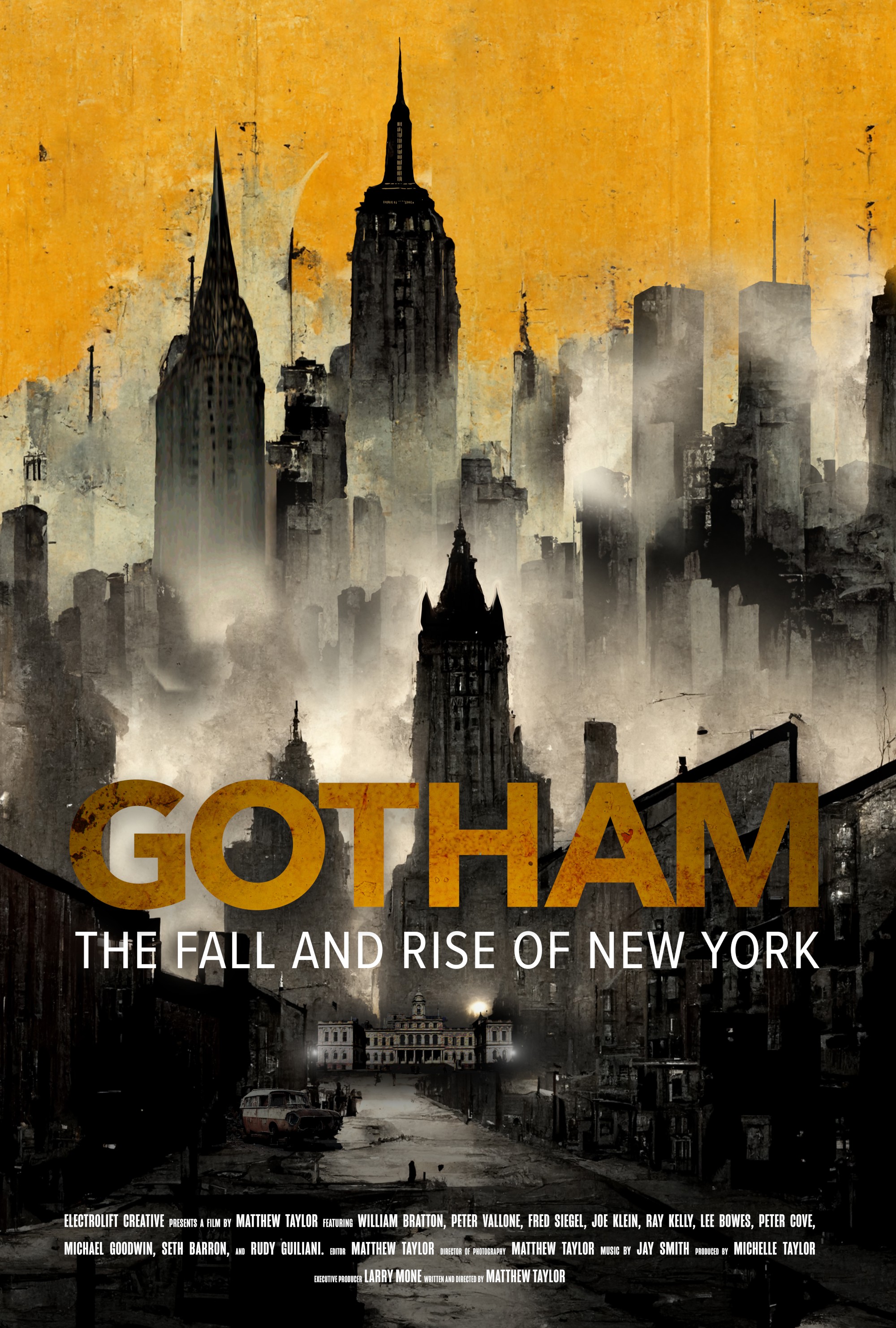 Gotham City Skyline Poster