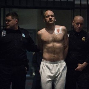 The Killing, Aaron Douglas (L), Peter Sarsgaard (C), Hugh Dillon (R), 'Head Shots', Season 3, Ep. #4, 06/16/2013, ©AMC