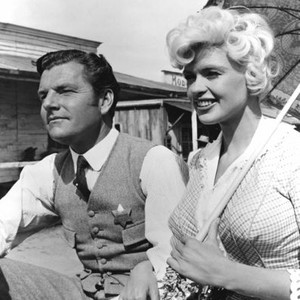THE SHERIFF OF FRACTURED JAW, Kenneth More, Jayne Mansfield, 1958, TM and Copyright (c) 20th Century-Fox Film Corp.  All Rights Reserved