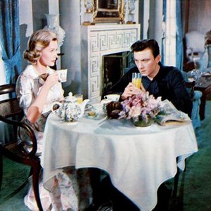 BUTTERFIELD 8, from left:  Dina Merrill, Laurence Harvey, 1960