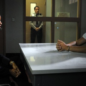 The Following, Renee Elise Goldsberry (L), James Purefoy (R), 'The Siege', Season 1, Ep. #5, 02/18/2013, ©KSITE