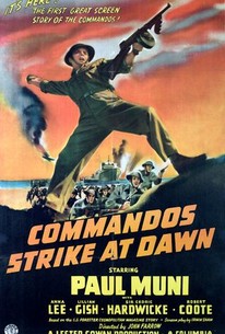 Poster for The Commandos Strike at Dawn
