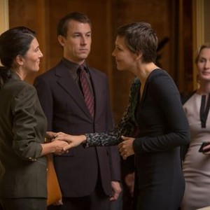 The Honorable Woman, Tobias Menzies (L), Genevieve O'Reilly (R), 'The Empty Chair', Season 1, Ep. #1, 07/31/2014, ©SC