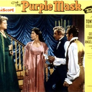 THE PURPLE MASK, Angela Lansbury, Colleen Miller, Donald Randolph, George Dolenz, 1955