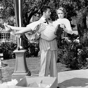 SMALL TOWN GIRL, Farley Granger, Jane Powell (being carried), 1953