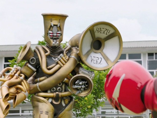 Power rangers beast shop morphers tuba triumph
