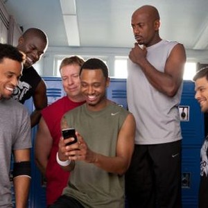 THINK LIKE A MAN, from left: Michael Ealy, Kevin Hart, Gary Owen, Terrence Jenkins, Romany Malco, Jerry Ferrara, 2012. ph: Alan Markfield/©Screen Gems