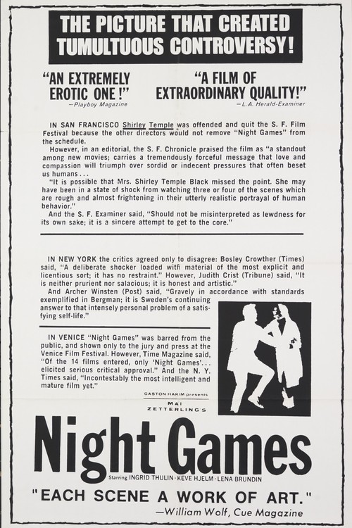 Night Games poster