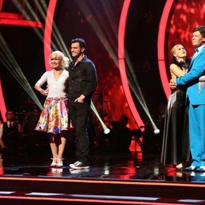 Dancing With the Stars, from left: Betsey Johnson, Tony Dovolani, Emma Slater, Michael Waltrip, 'Episode 1904', Season 19, Ep. #6, 10/06/2014, ©ABC