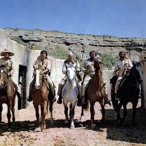 THE FIVE MAN ARMY (aka UN ESCERCITO DI CINQUE UOMINI), James Daly, Tetsuro Tamba, Peter Graves, Bud Spencer, Nino Castelnuovo, 1969