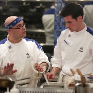 Hell's Kitchen, Chad Gelso (L), Joe Ricci (R), 11 Chefs Compete, Season 15, Ep. #7, 2/24/2016, ©FOX