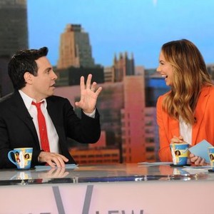 The View, Mario Cantone (L), Stacy Keibler (R), 08/11/1997, ©ABC