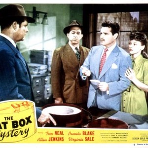THE HAT BOX MYSTERY, Tom Neal, Allen Jenkins, Pamela Blake, 1947