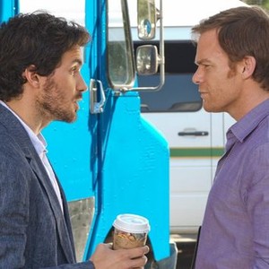 Dexter, Santiago Cabrera (L), Michael C Hall (R), 'Do The Wrong Thing', Season 7, Ep. #6, 11/04/2012, ©SHO